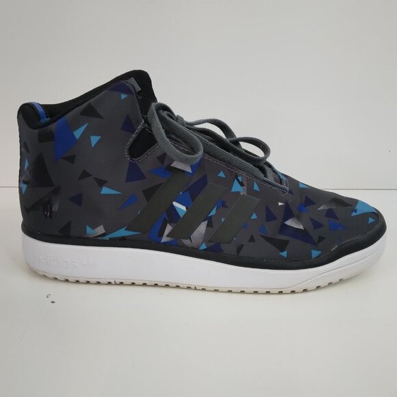 Adidas High-Top Lace up Sneakers Size 6 - Picture 6 of 16